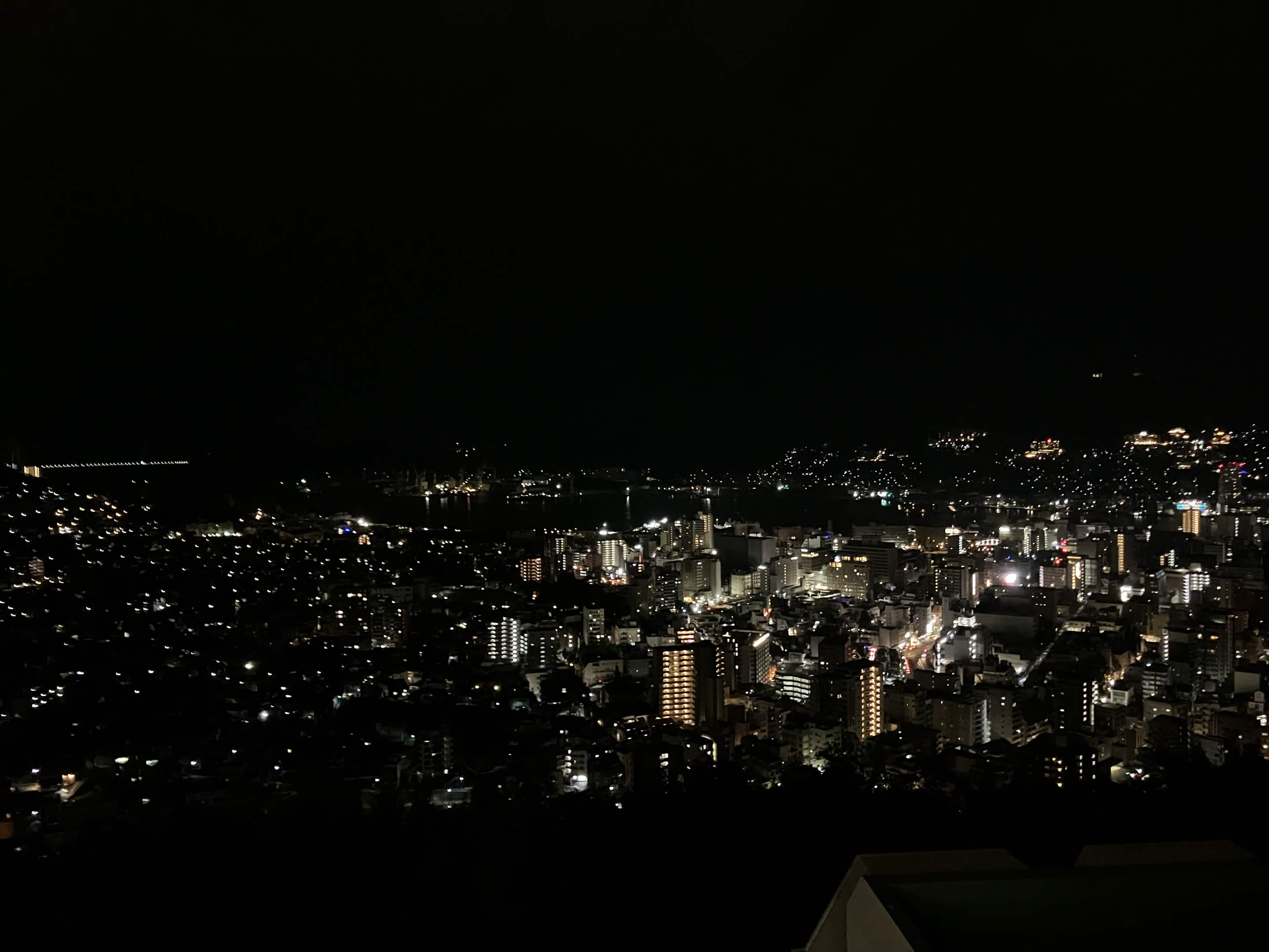 night view of Nagasaki